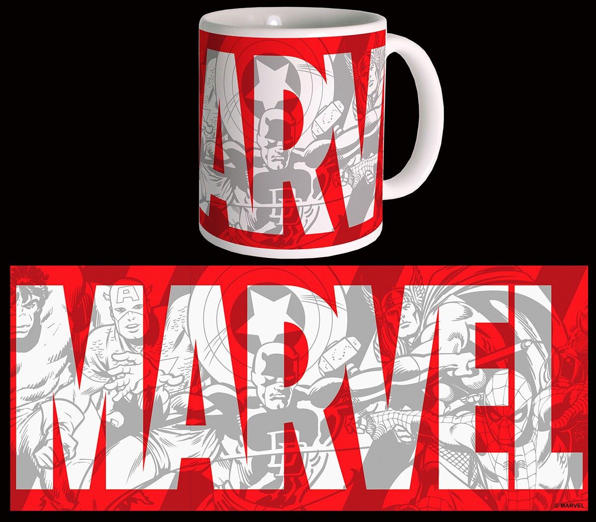 Marvel Comics Mug Big Logo - MangaShop.ro