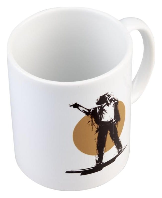 Michael Jackson Mug King of Pop White 350 ml - MangaShop.ro