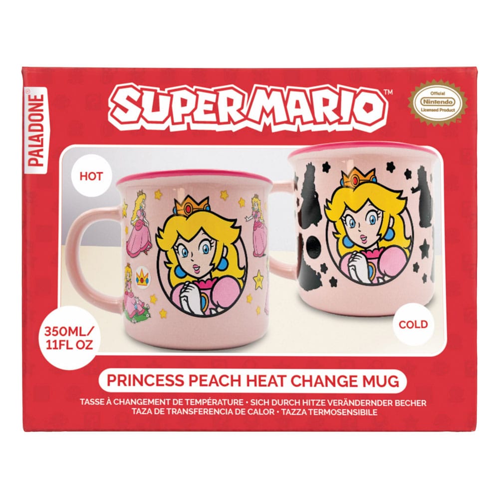 Super Mario Heat Change Mug Princess Peach - MangaShop.ro