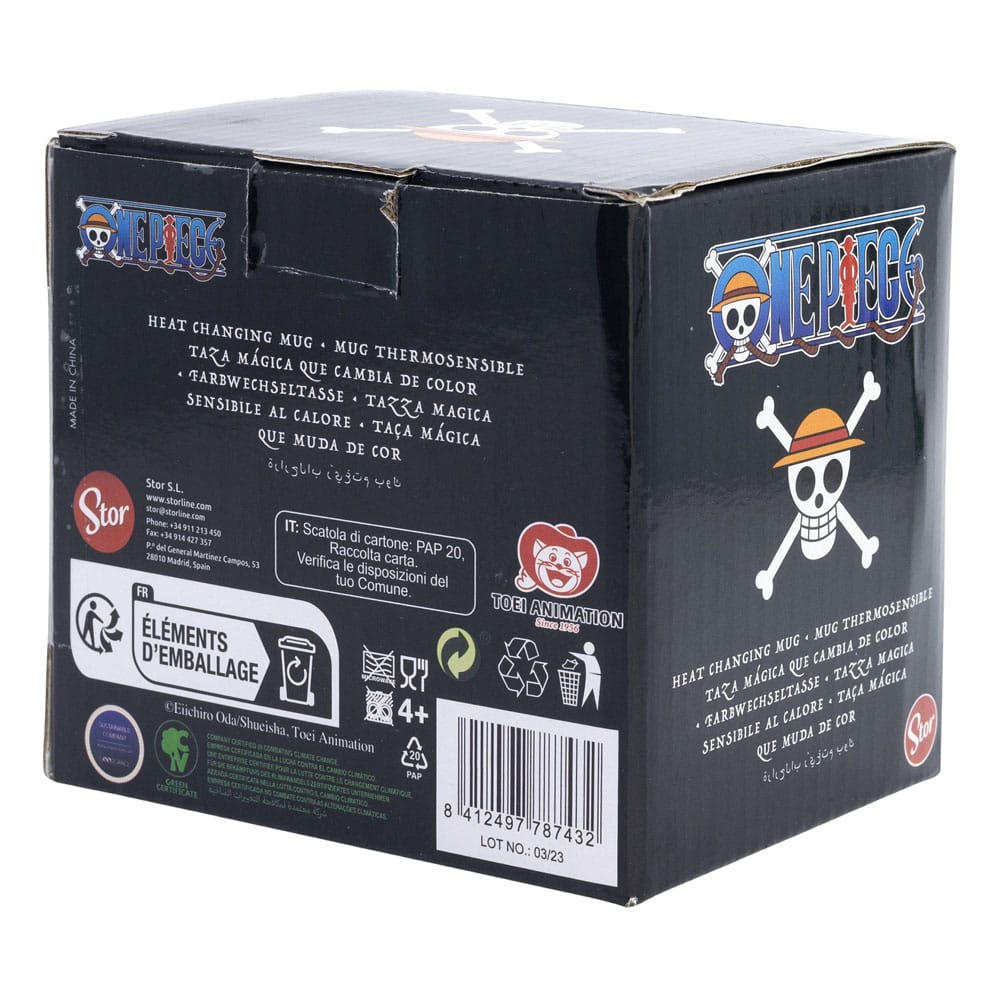 One Piece Heat Change Mug Luffy 325 ml - MangaShop.ro