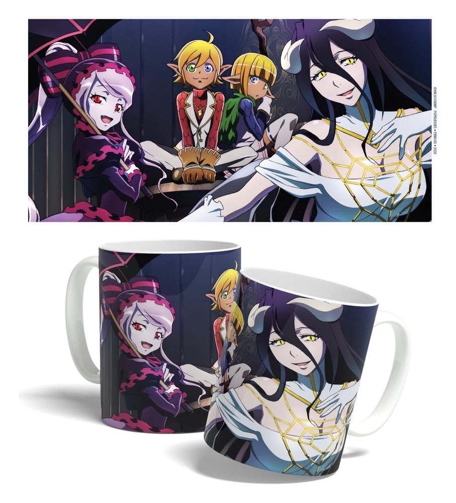 Overlord Mug Albedo, Aura, Mare & Shalltear 325 ml - MangaShop.ro