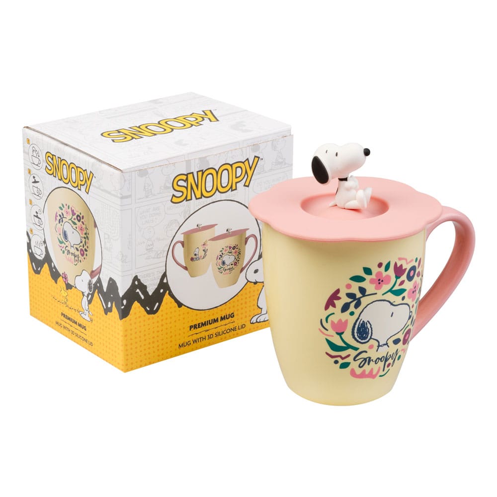Peanuts Mug with lid Premium Ver. - MangaShop.ro