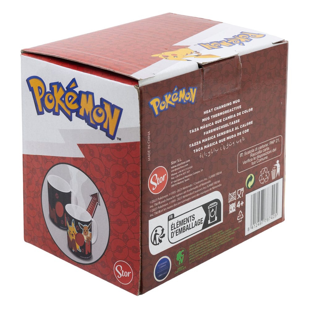 Pokemon Heat Change Mug 325 ml - MangaShop.ro
