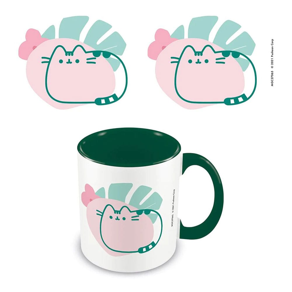 Pusheen Mug Tropical Green - MangaShop.ro