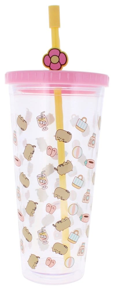 Pusheen Tumbler with Straw 700 ml - MangaShop.ro
