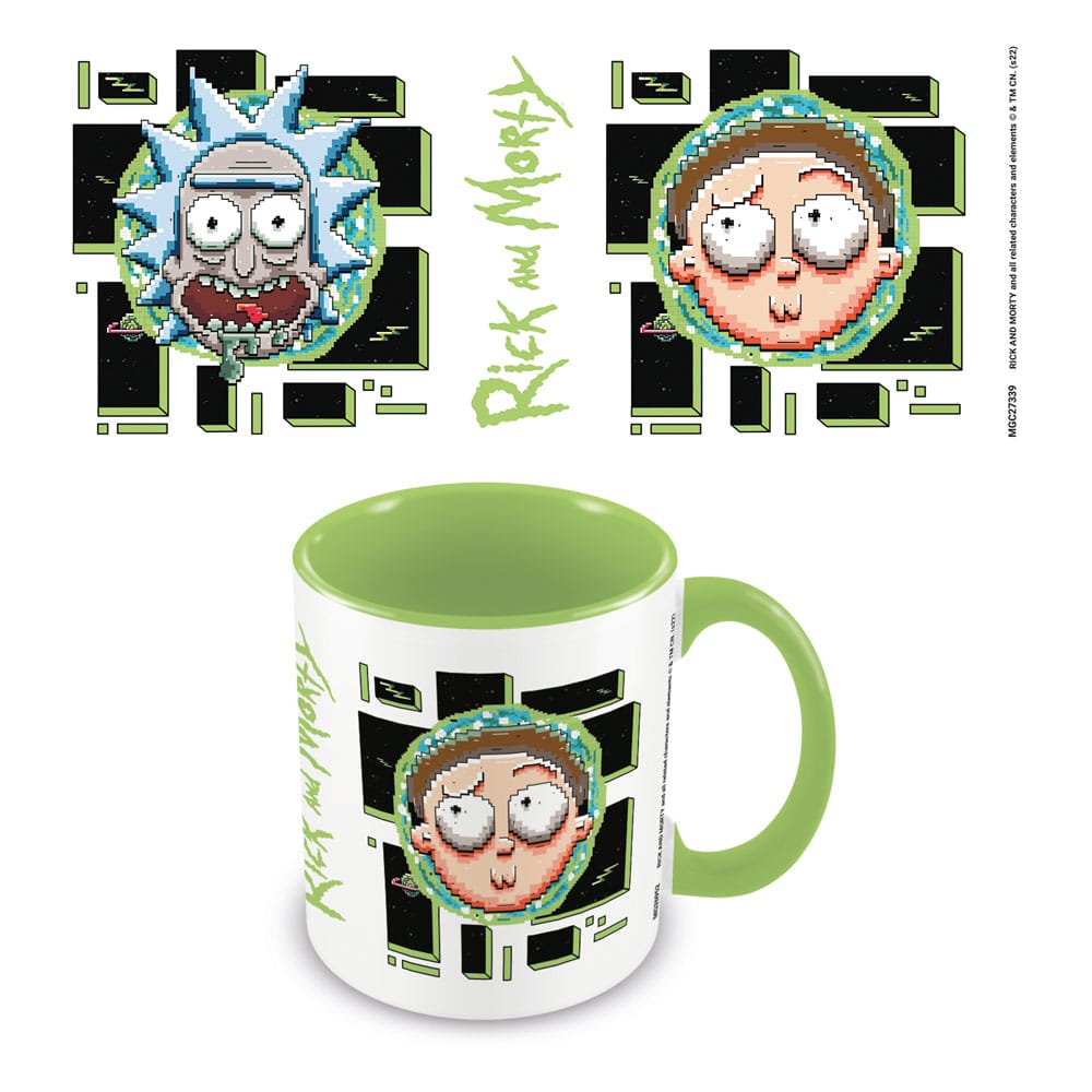 Rick and Morty Mug Pixel Breakout - MangaShop.ro