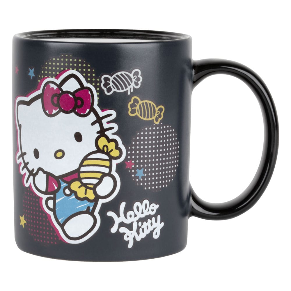 Sanrio Heat Change Mug Hello Kitty Candies 320 ml - MangaShop.ro