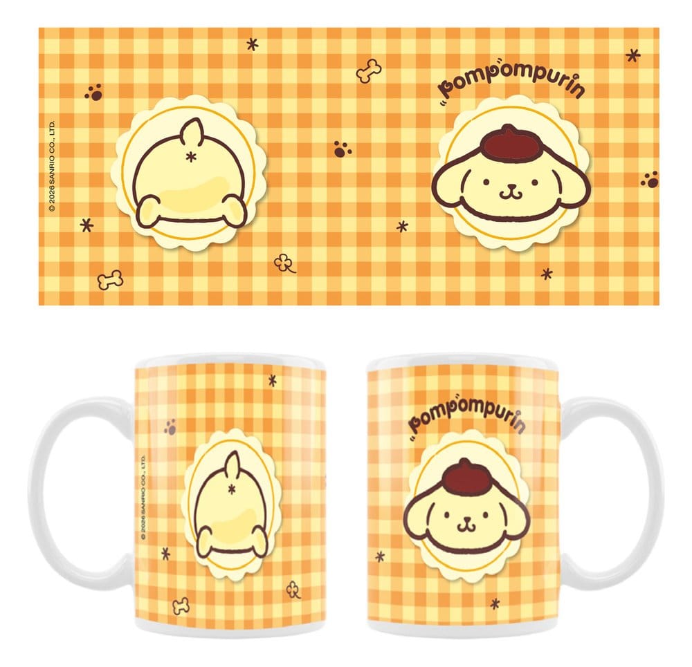 Sanrio Mug Pompompurin Squishy Cute Purin 01 - MangaShop.ro