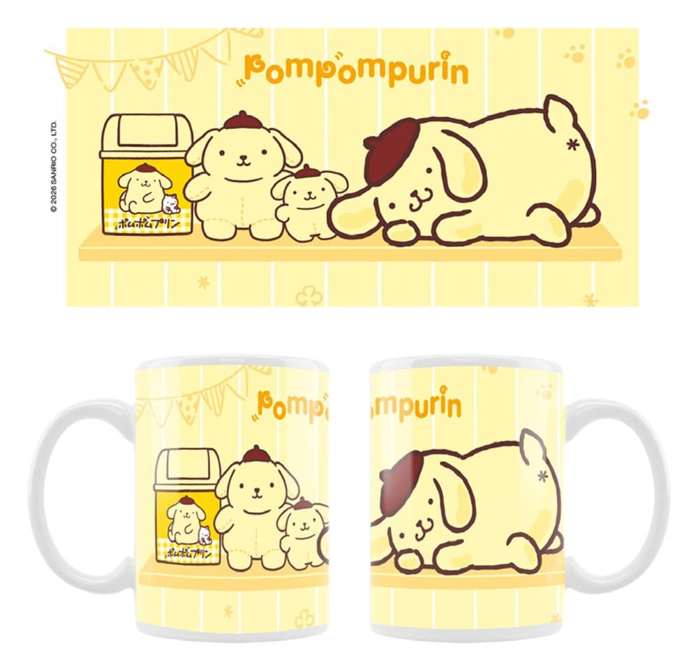 Sanrio Mug Pompompurin Squishy Cute Purin 02 - MangaShop.ro