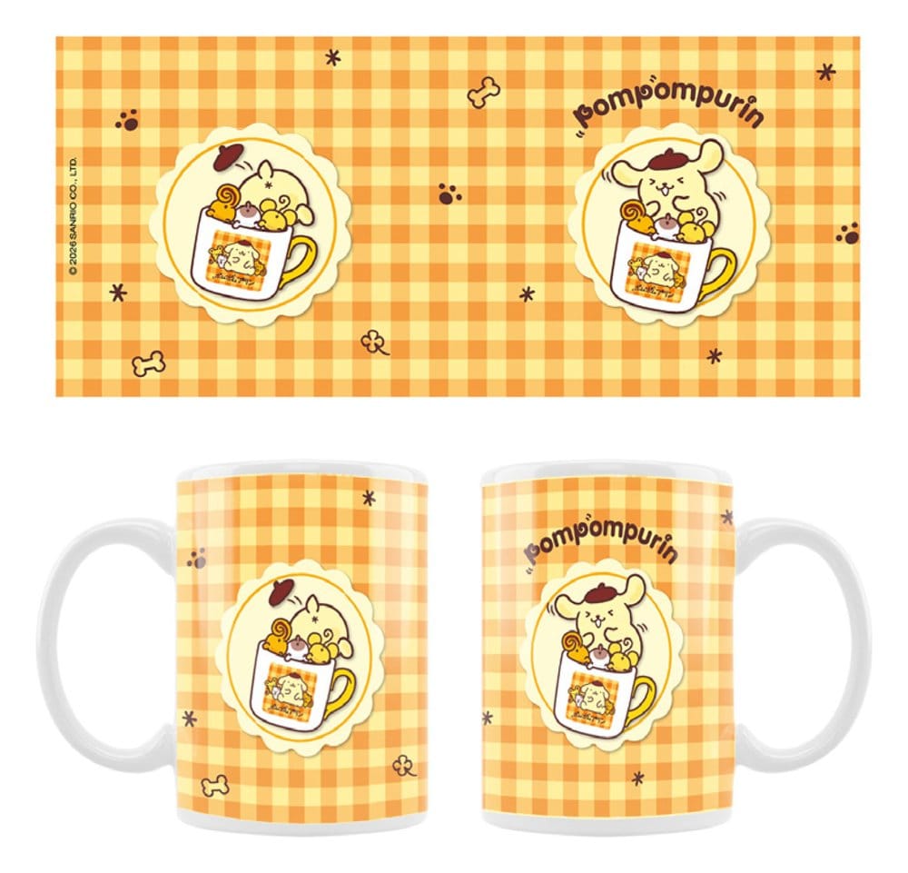 Sanrio Mug Pompompurin Squishy Cute Purin 03 - MangaShop.ro