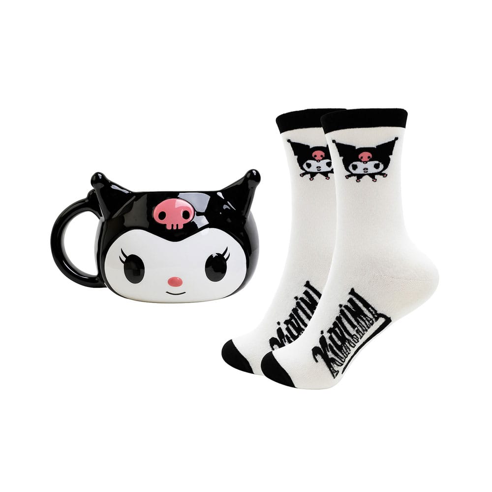 Sanrio 3D Mug & Socks Set Kuromi - MangaShop.ro