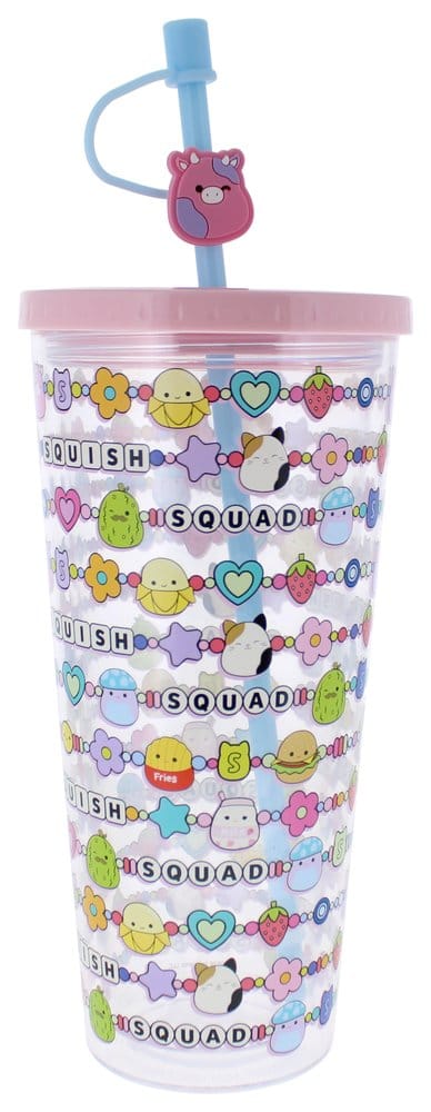 Squishmallows Tumbler with Straw Squish Squad 700 ml - MangaShop.ro
