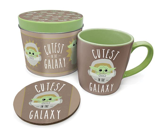 Star Wars The Mandalorian Mug with Coaster Cutest in the Galaxy - MangaShop.ro