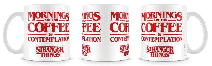Stranger Things Mug Coffee and Contemplation - MangaShop.ro
