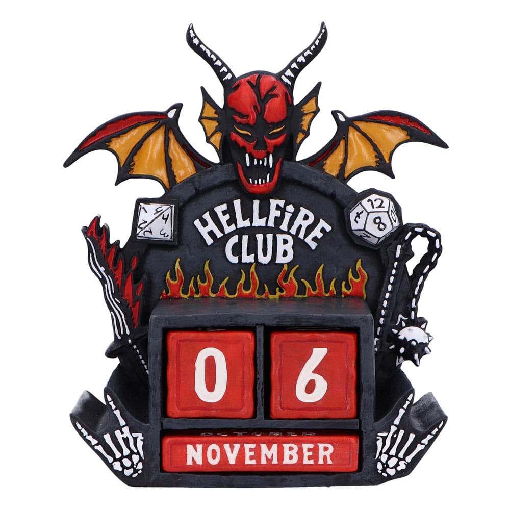 Stranger Things Perpetual Calendar Hellfire Club 15 cm - MangaShop.ro