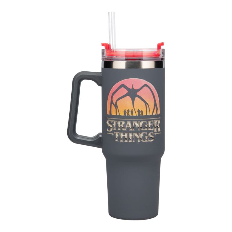 Stranger Things 5 Drinking cup with straw 900 ml - MangaShop.ro