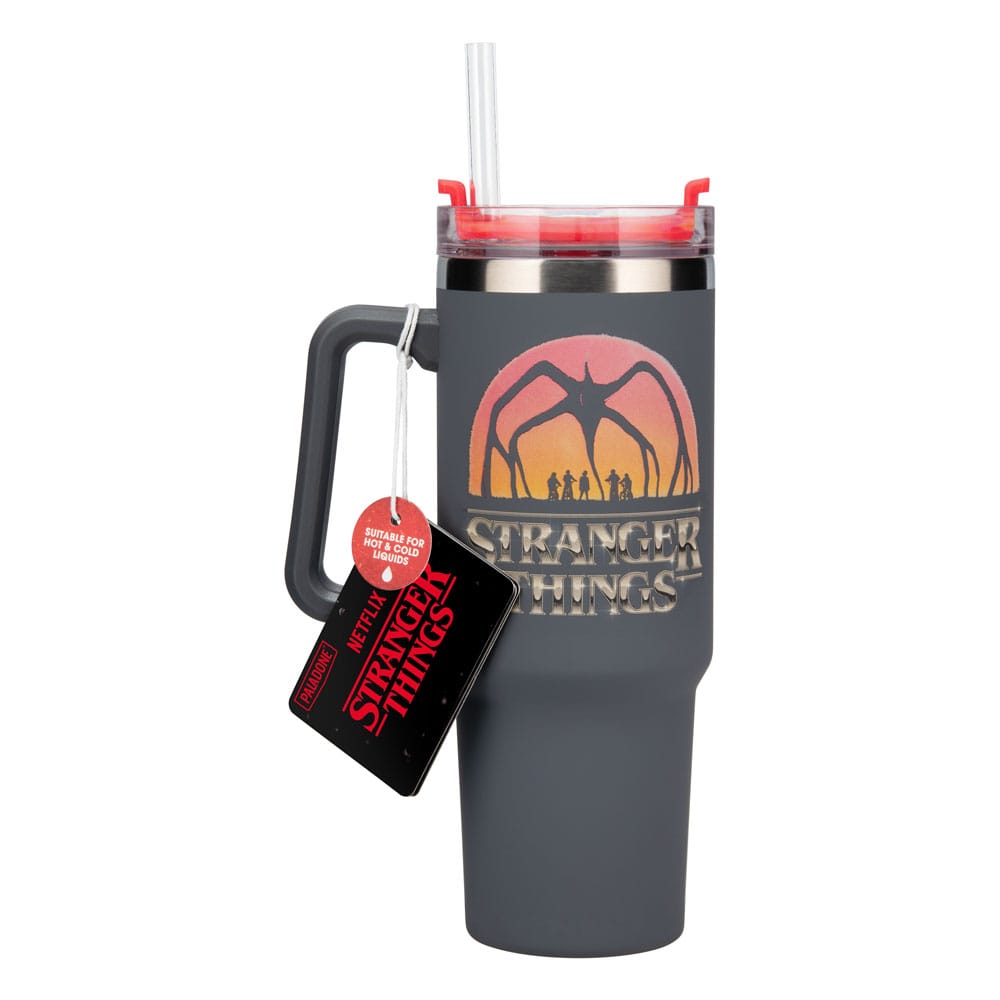 Stranger Things 5 Drinking cup with straw 900 ml - MangaShop.ro