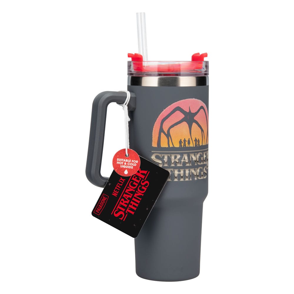 Stranger Things 5 Drinking cup with straw 900 ml - MangaShop.ro
