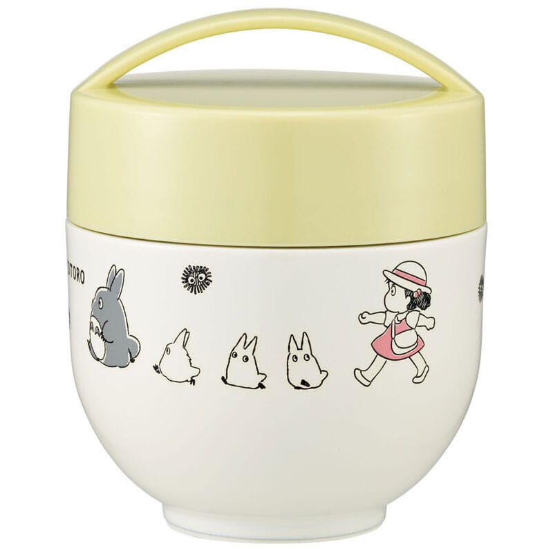 My Neighbor Totoro Thermo Lunch Jar March of the Totoros White - MangaShop.ro