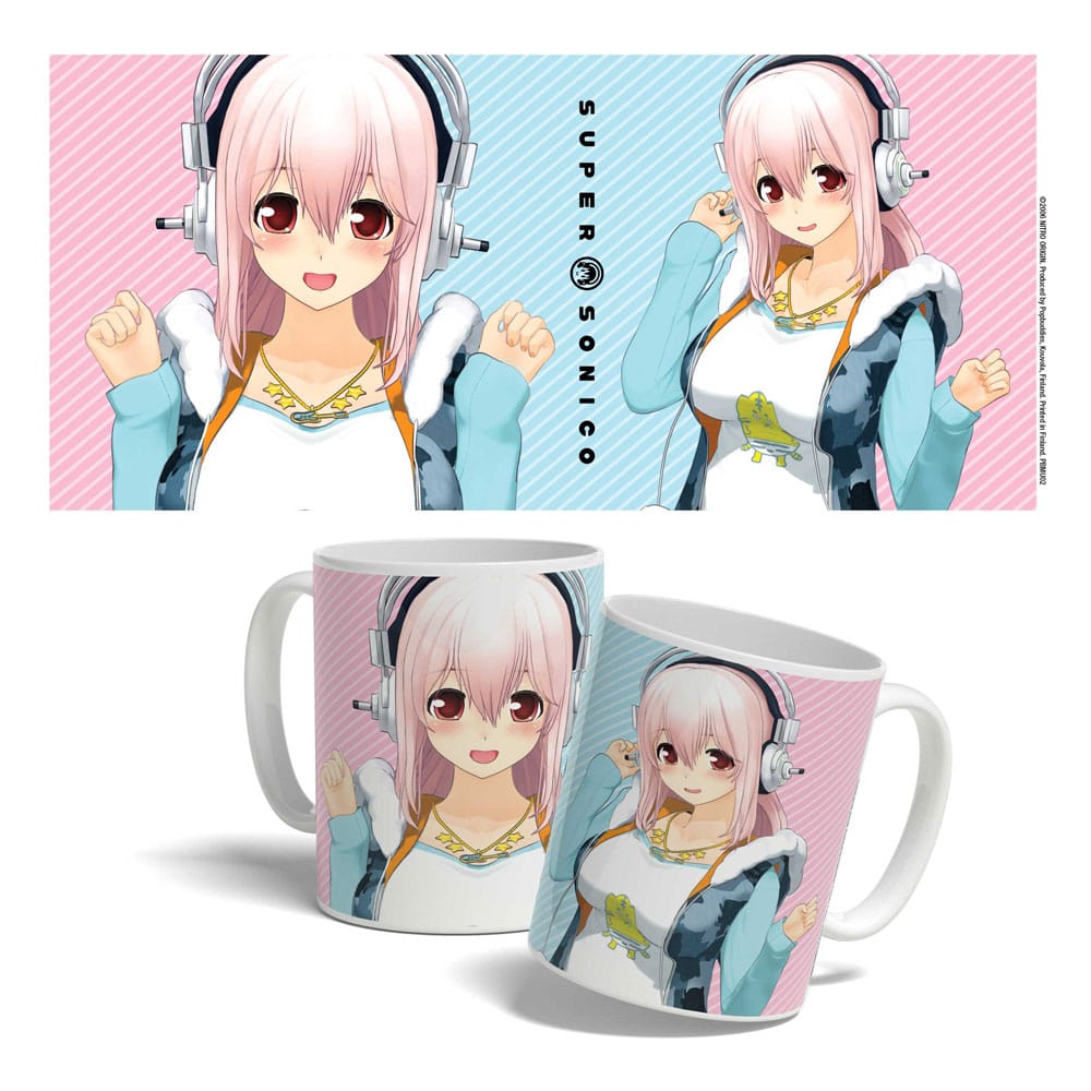 Super Sonico Mug Super Sonico Hoodie 325 ml - MangaShop.ro