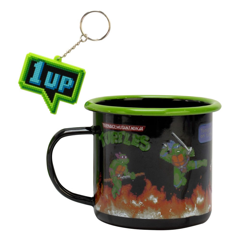 Teenage Mutant Ninja Turtles Enamel Mug and Keychain Set - MangaShop.ro