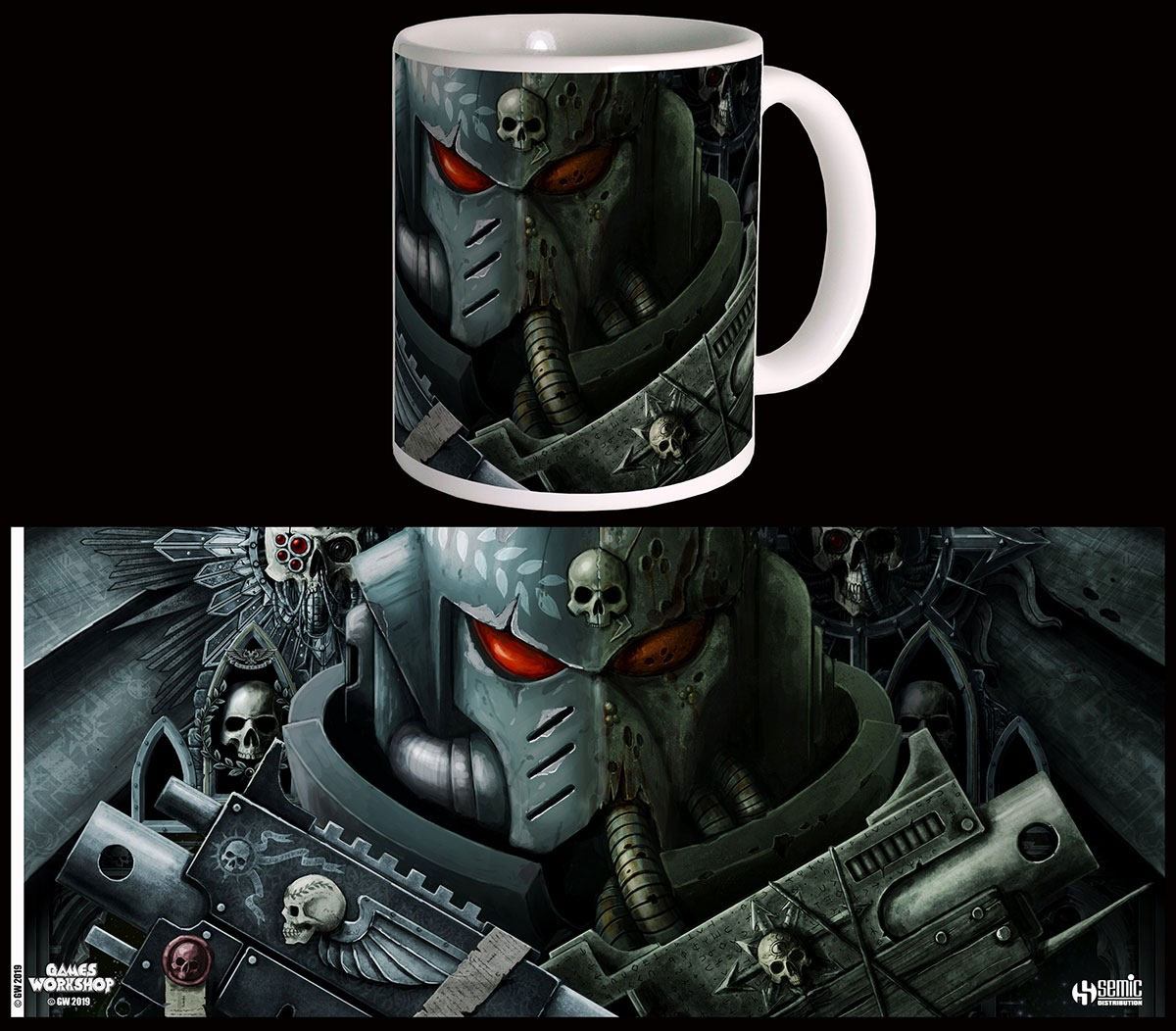 Warhammer 40K Mug Frontispiece - MangaShop.ro