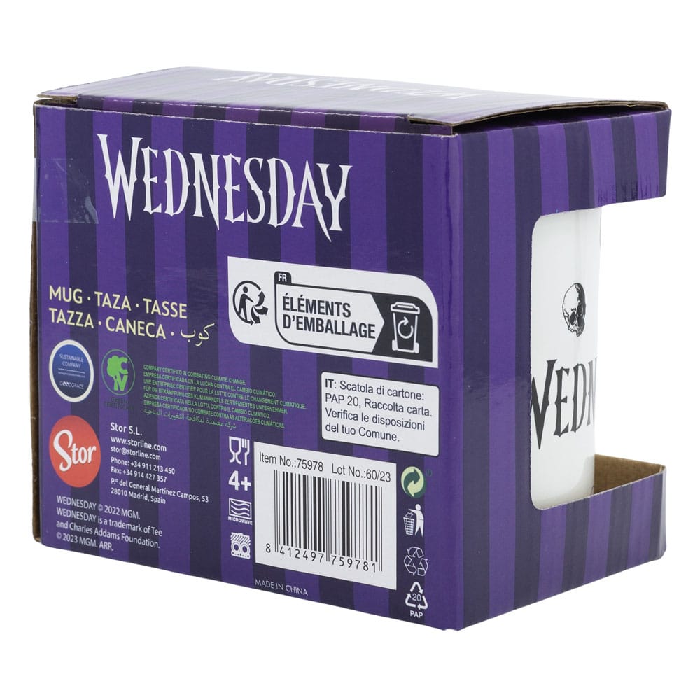 Wednesday Mug Nevermore 325 ml - MangaShop.ro