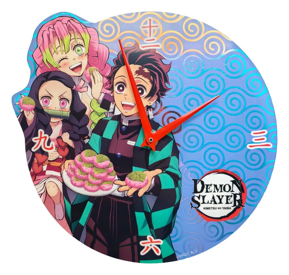 Demon Slayer: Kimetsu no Yaiba Wall Clock Holographic - MangaShop.ro