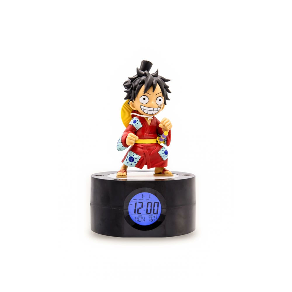 One Piece Alarm Clock with Light Ruffy 18 cm - MangaShop.ro