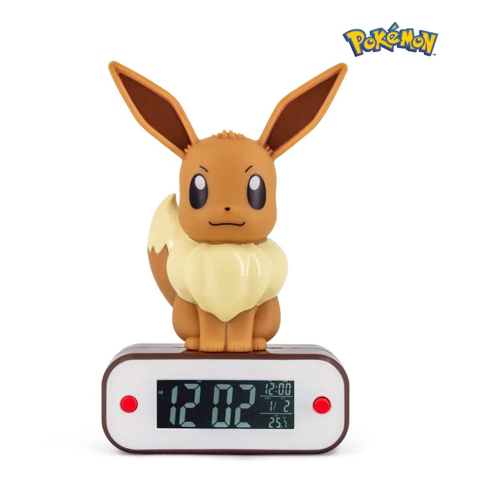 Pokemon Alarm Clock with Light Evoli 18 cm - MangaShop.ro
