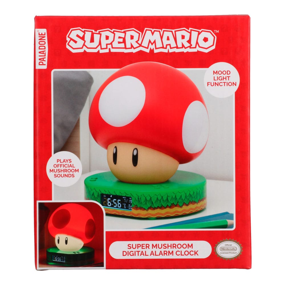 Super Mario Alarm Clock Super Mushroom - MangaShop.ro