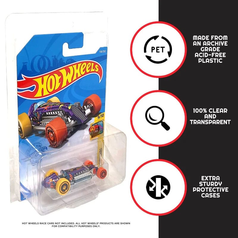 Hot Wheels Blisters 36-Pack for Long Card Mainline - MangaShop.ro