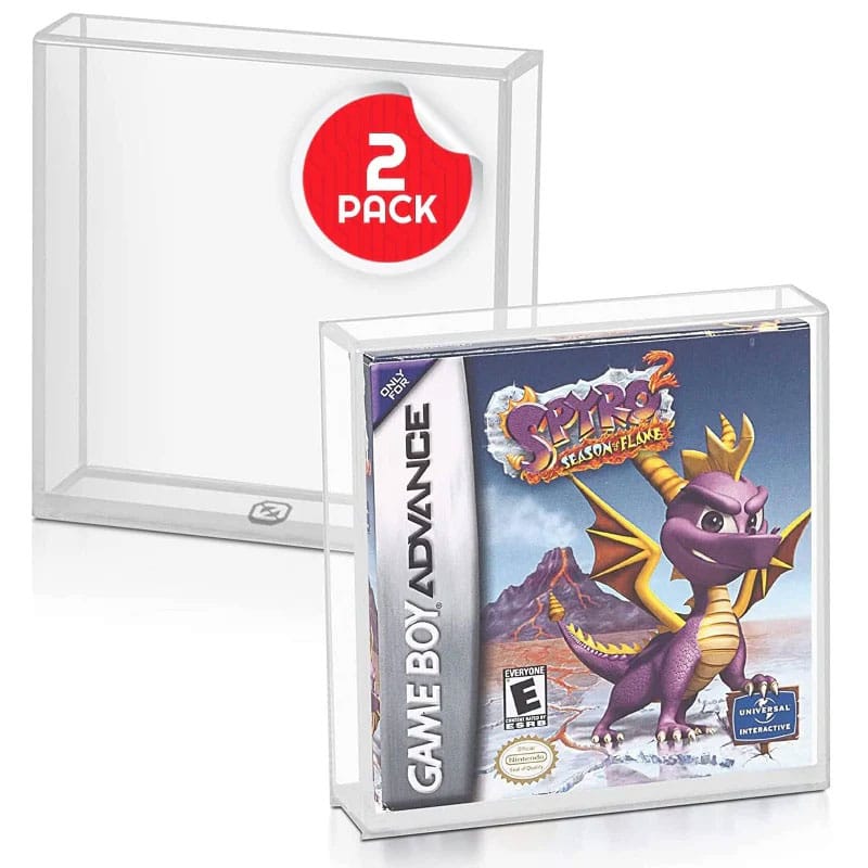 Acrylic Case 2-Pack for Gameboy/Gameboy Advance Games - MangaShop.ro