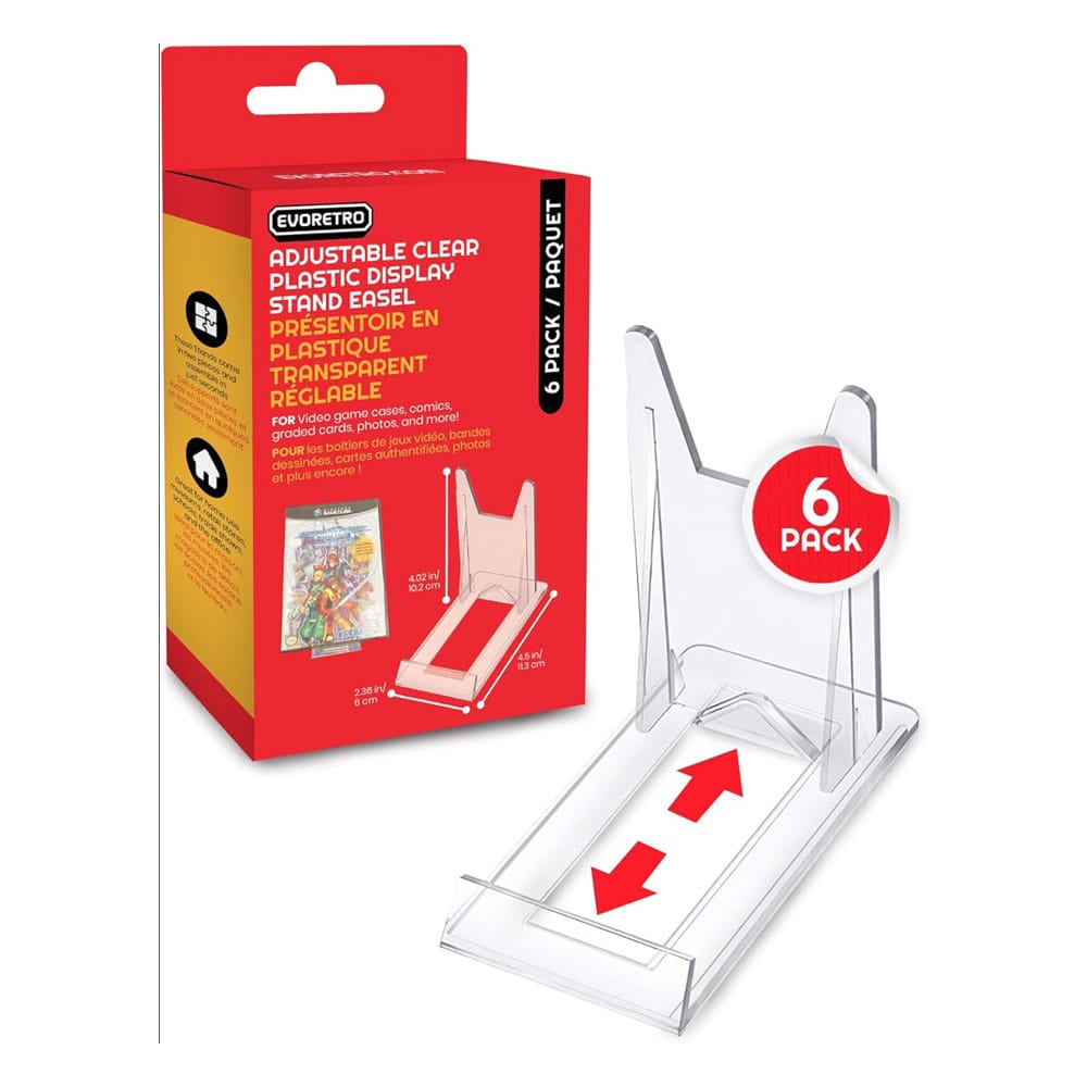 Adjustable Easel Stand 6-Pack Compatible with Video Game Cases - MangaShop.ro