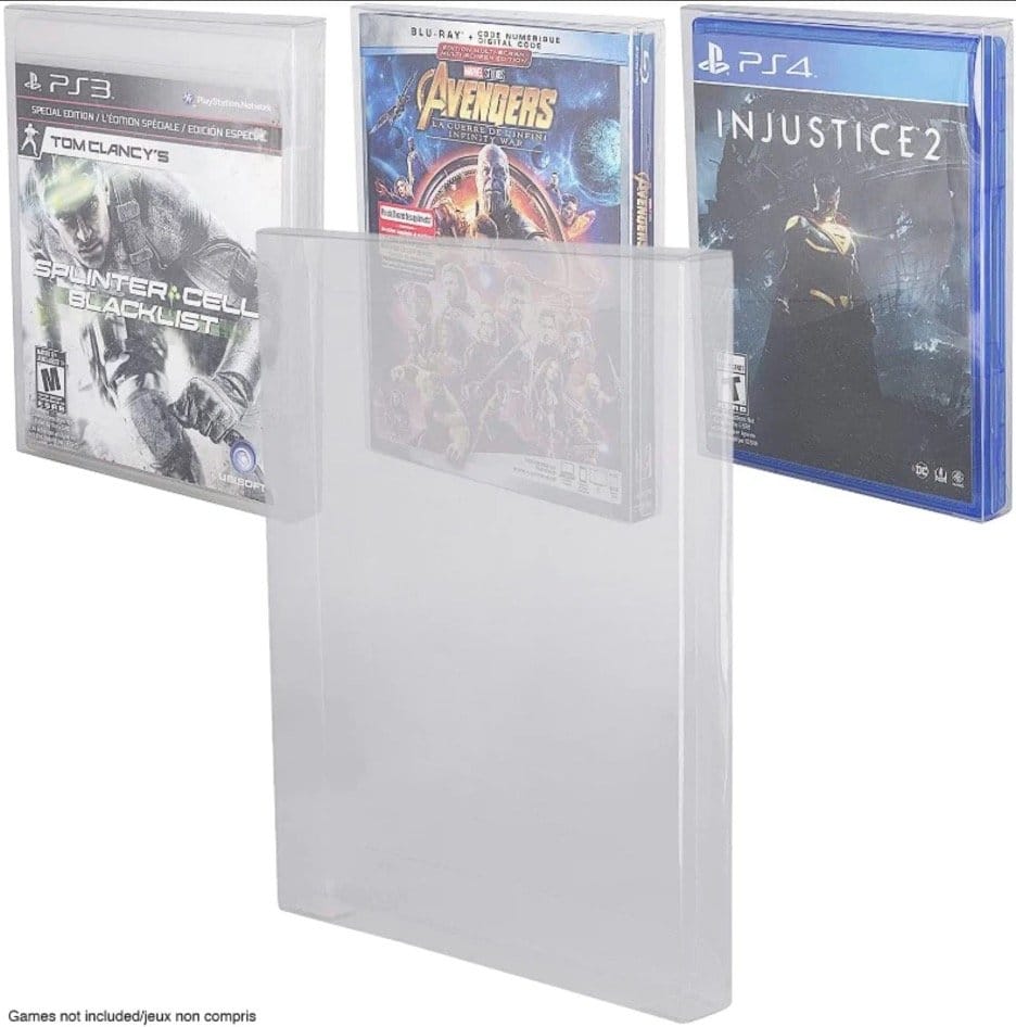 PET Protectors 25-Pack for XBOX One/PS3/PS4 Games - MangaShop.ro