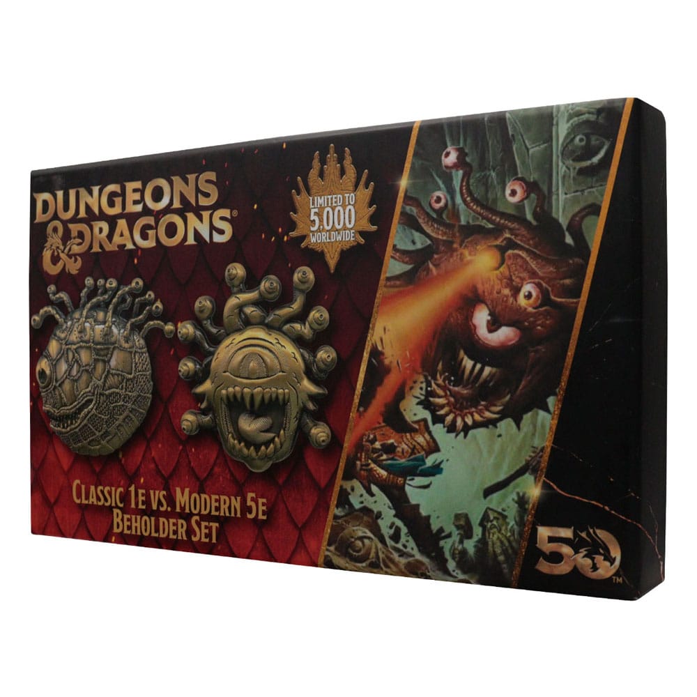 Dungeons & Dragons Medallion Set 50th Anniversary Beholder Twin Edition - MangaShop.ro