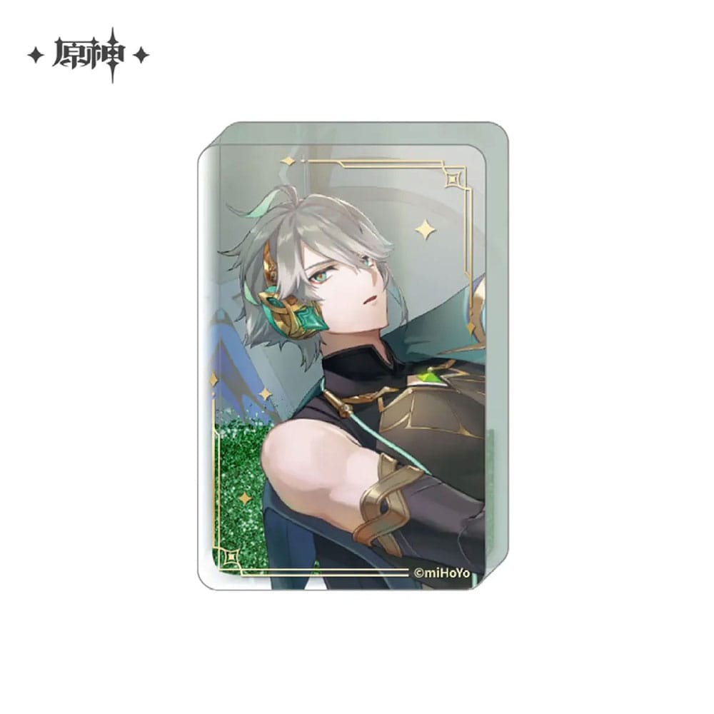 Genshin Impact Acryl Ornament with Glitter: Alhaitham 8,5 cm - MangaShop.ro