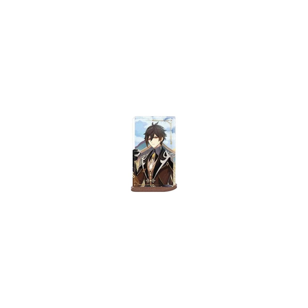 Genshin Impact Acryl Ornament with Glitter: Zhongli 11 cm - MangaShop.ro