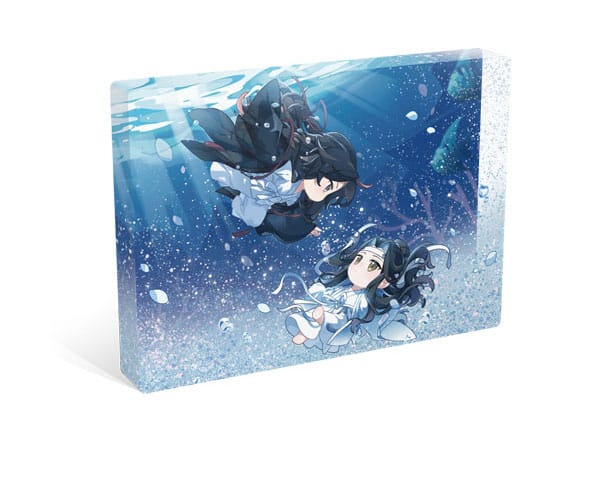 Grandmaster of Demonic Cultivation Acryl Block with Glitter Wei Wuxian & Lan Wangji Zhao Xi Chi Ver. 14 x 10 cm - MangaShop.ro