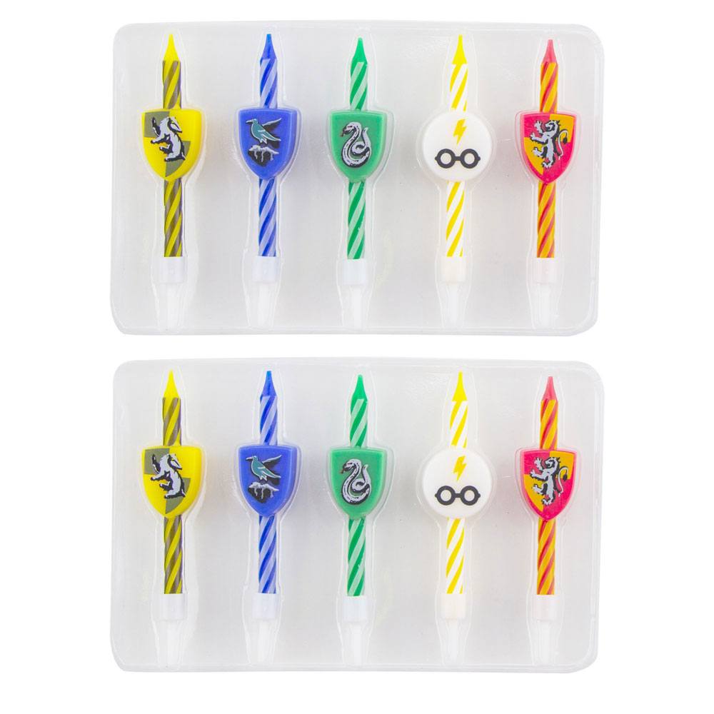Harry Potter Birthday Candle 10-Pack Logos - MangaShop.ro