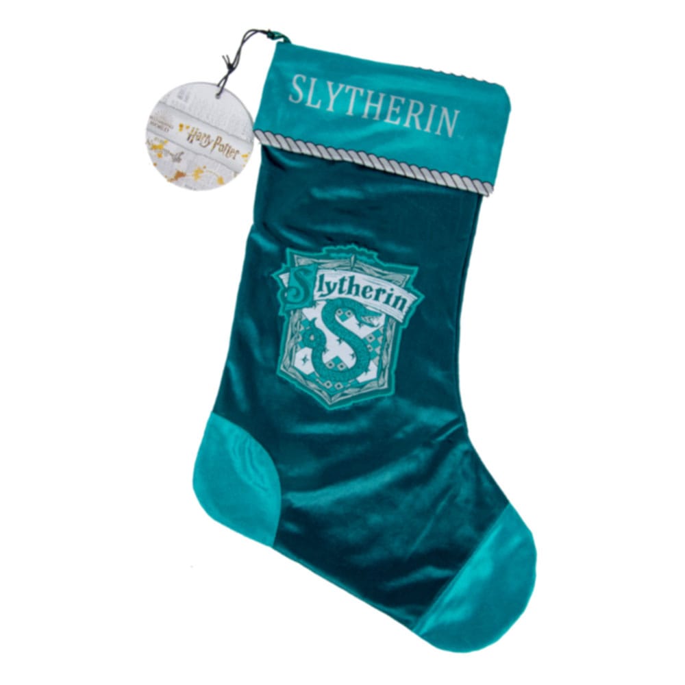 Harry Potter Christmas Stocking Slytherin Blue 45 cm - MangaShop.ro