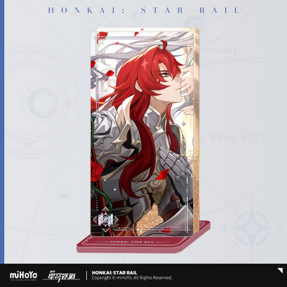 Honkai: Star Rail Light Cone Acryl Ornament with Glitter: Argenti An Instant Before a Gaze 15 cm - MangaShop.ro