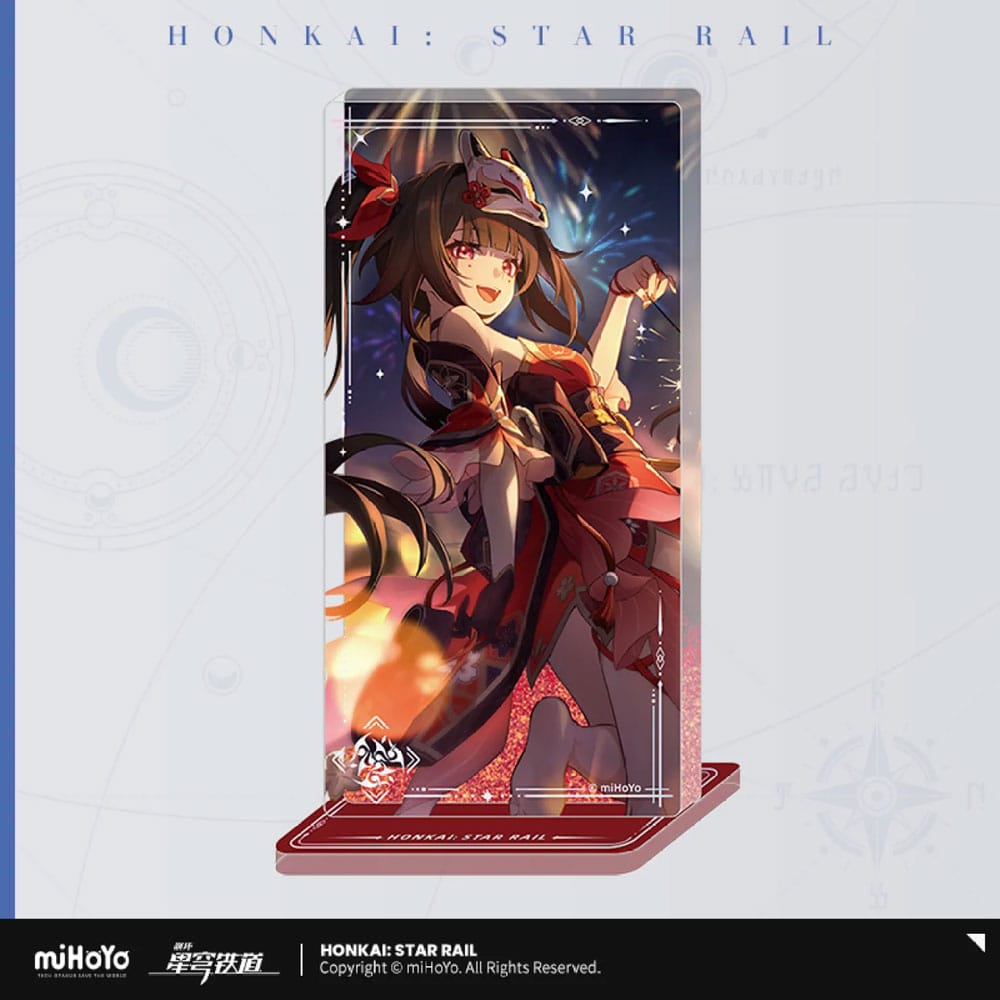 Honkai: Star Rail Light Cone Acryl Ornament with Glitter: Sparkle Early Escapade 15 cm - MangaShop.ro