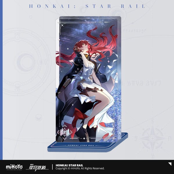 Honkai: Star Rail Light Cone Acryl Ornament with Glitter: Himeko Night on the Milky Way 7 cm - MangaShop.ro