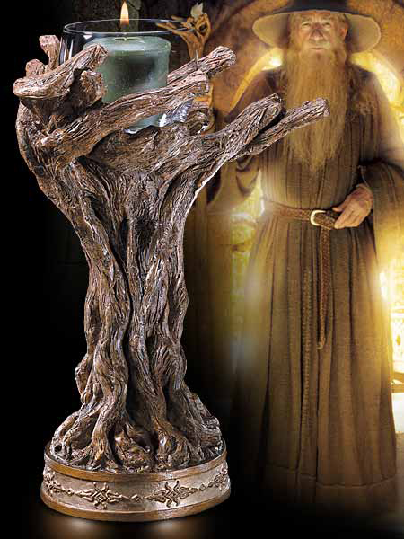 Lord of the Rings Candle Holder Gandalf the Grey 23 cm - MangaShop.ro