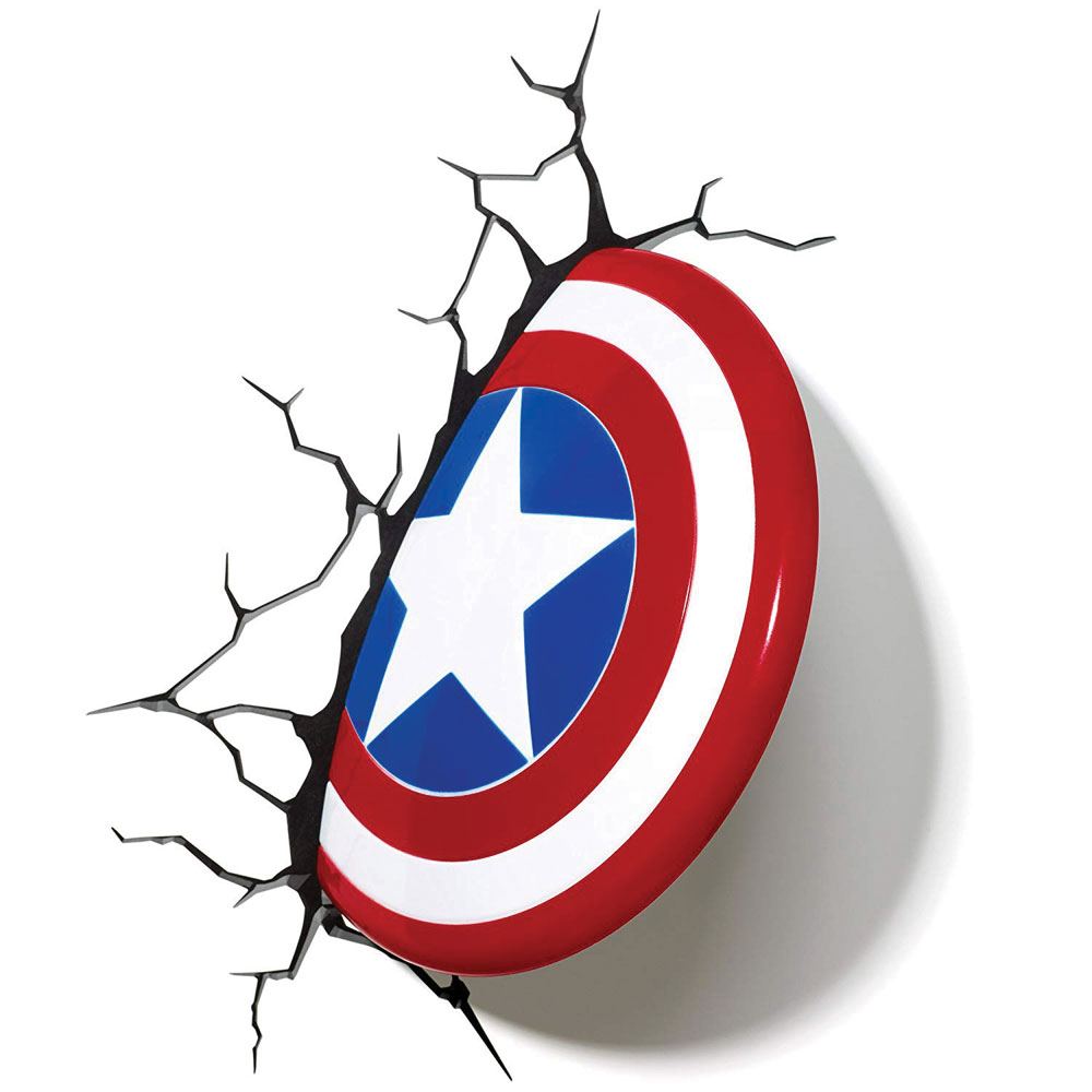 Marvel 3D LED Light Captain America Shield - MangaShop.ro