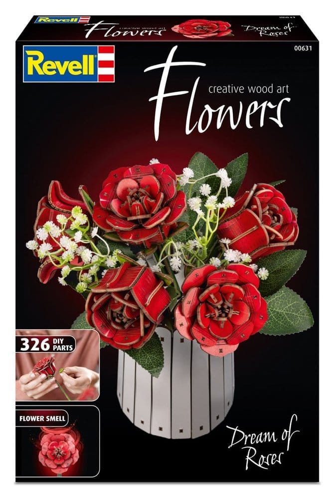 Revell Flowers Wooden Flowers Dream of Roses 22 cm - MangaShop.ro