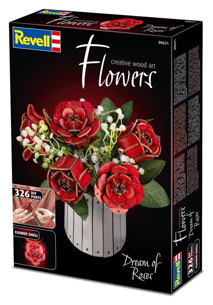 Revell Flowers Wooden Flowers Dream of Roses 22 cm - MangaShop.ro