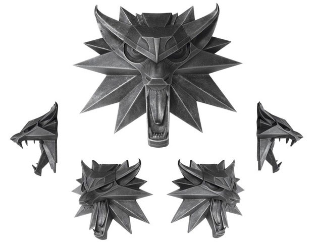 Witcher 3 Wild Hunt Wolf Wall Sculpture 15 x 15 cm - MangaShop.ro