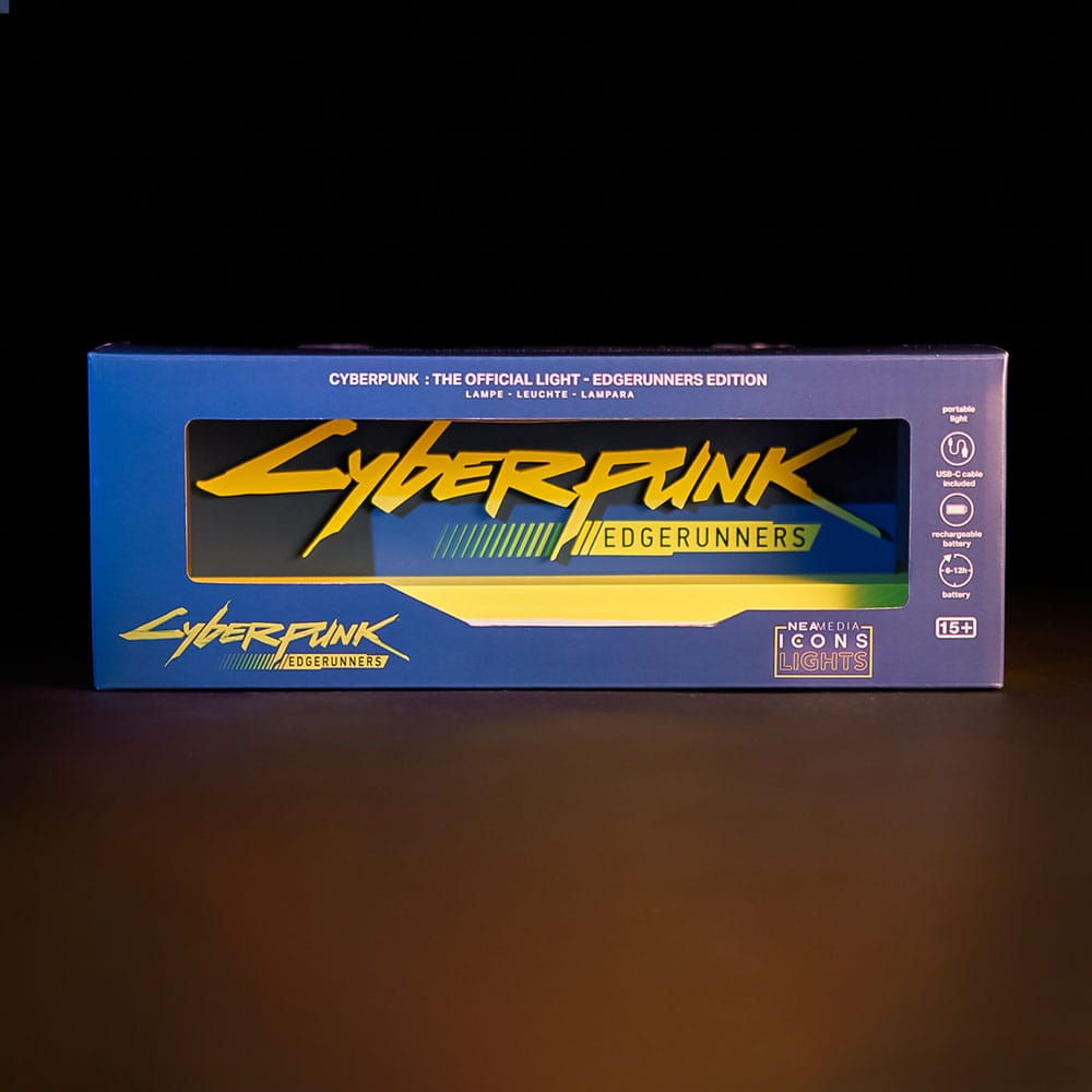 Cyberpunk Edgerunner LED-Light Logo 22 cm - MangaShop.ro